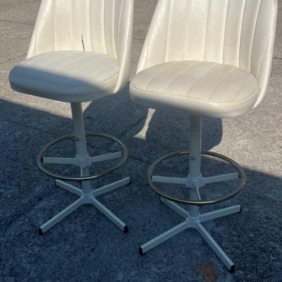 Vinyl bar stools