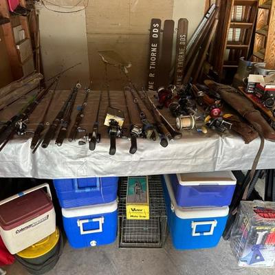 Fishing poles
