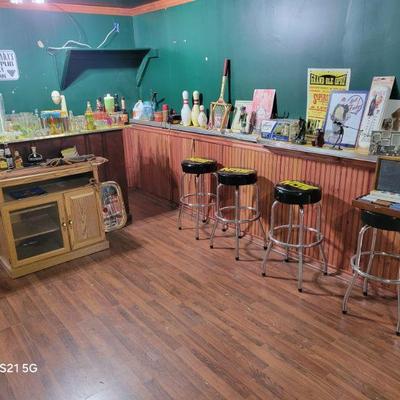 bar stools, vintage style and real 