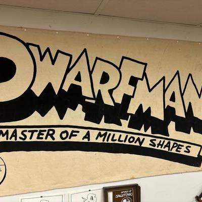 Dwarfman Master of a Million Shapes By Michael Weller, The Goodman Theatre. Advertisement on Canvas