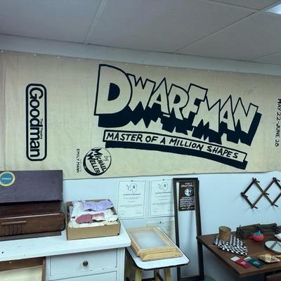 Dwarfman Master of a Million Shapes By Michael Weller, The Goodman Theatre. Advertisement on Canvas