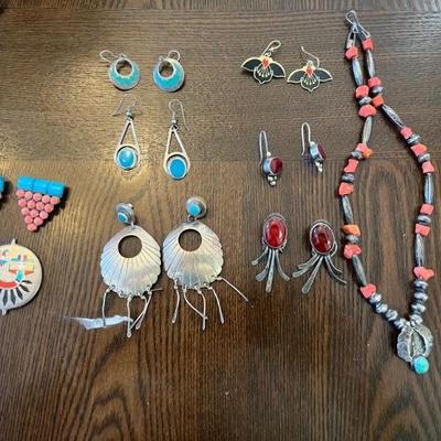 STERLING NATIVE & MEXICO PIECES