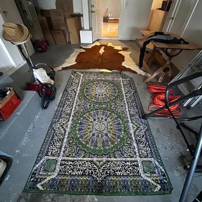 Manatee Moroccan Mandela Tapestry rug 