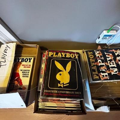 Vintage Playboy Magazines 1960-1990s