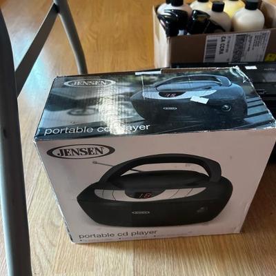 boom box with CD player still in box 