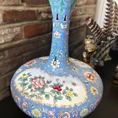 Cloisonne vase