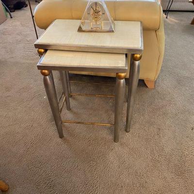 marble top nesting tables