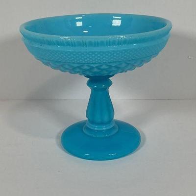 Opaline Blue Milk Glass
