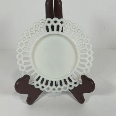 Milk Glass Plate