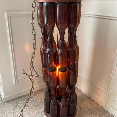 Beer Bottle Light Fixture