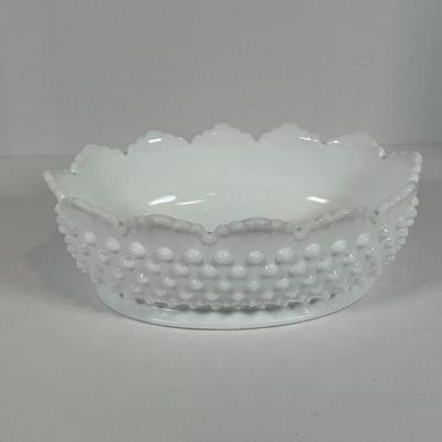 Vintage Hobnail Milk Glass