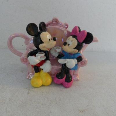 Disney/Kreisler Mickey & Minnie Mouse Ceramic Teapot - New in Box