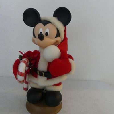 Vintage Mickey Unlimited/Santa's Best Mickey Mouse Holiday Animation - 16¼" Tall