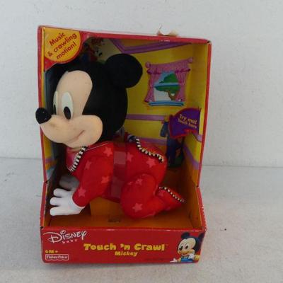 Vintage 2001 Mickey Mouse/Fisher Price Touch 'n Crawl Mickey - New in Box