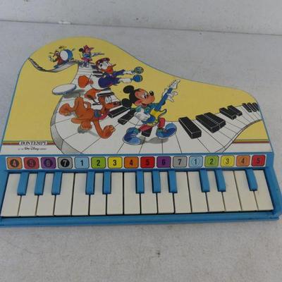 Vintage Mickey Mouse/Bontempi Piano Keyboard