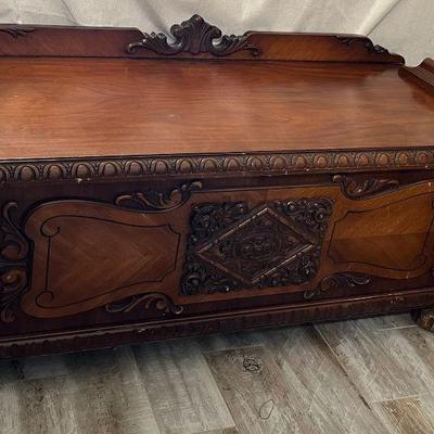 Cavalier Cedar Chest With Key & Original Advertising
