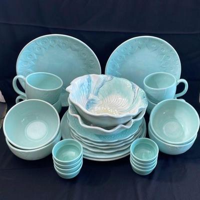Edie Rose Home * Peacock * Bloom Collection * Dish Set * Small Bowls Unmarked
