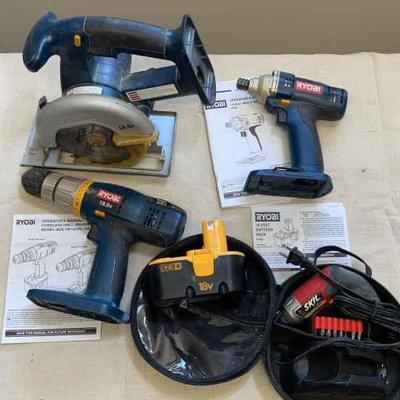 Ryobi Drill Set