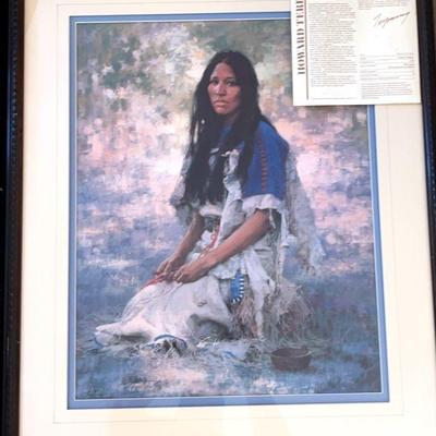 Woman of the Sioux by Howard Terpning * 741/1000
