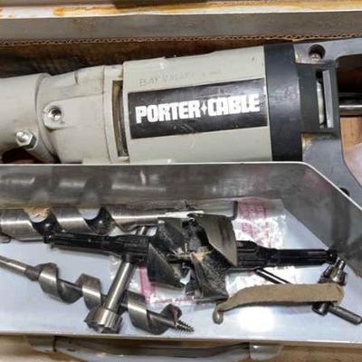 PORTER CABLE Right Angle Reversing Drill * Professional Power Tools Model 7556