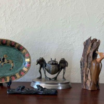Fun Animal Decor! Frogs, Woodpecker, Llamas * Cast Iron, Wood, Metal
