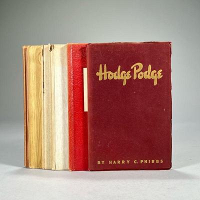 (6PC) HODGE PODGE BY HARRY C. PHIBBS | Various editions. - w. 5.75 x h. 8.75 in


