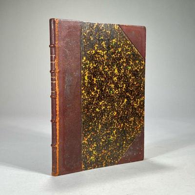 TABLEAUX MODERNES & ANCIENS, 1910 (JEAN DOLENT/ EUGENE CARRIÈRE) | Tableaux Moderne et Anciens, 1910, in 3/4 red leather binding, with...