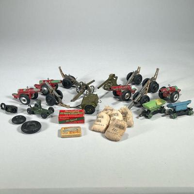 TOOTSIETOY COLLECTION | Including TootsieToys and other cold-painted toys, military cannons and accouterments including trench bags, etc.

