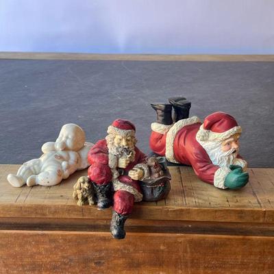 VINTAGE SANTAS & HUSH LITTLE BABY | l. 8 in

