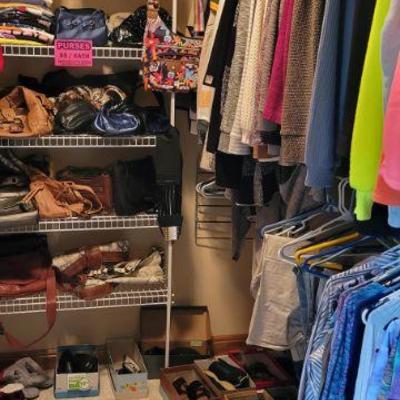 Master Closet - Clothing and Handbags