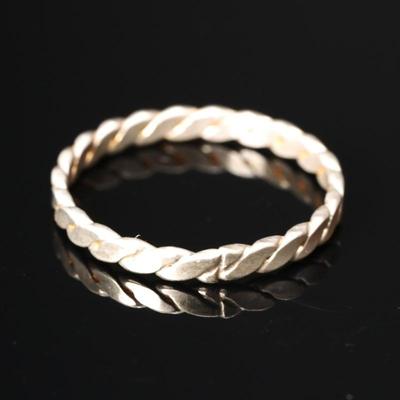 Silver Tone Band Ring