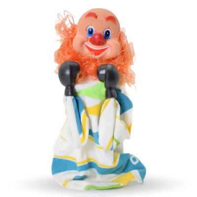 Puppet Plastic Clown w/ Boxing Gloves & A Stand