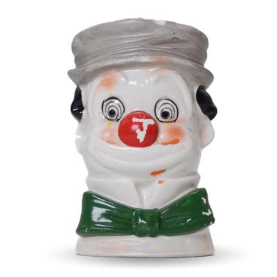 Vintage Clown Head Small Vase / Planter