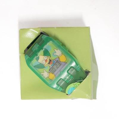 The Simpsons 2002 Burger King Krusty The Clown Talking Watch