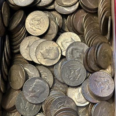 Lots of old coins