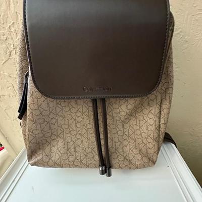 Calvin Klein backpack purse