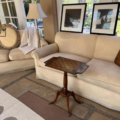 TWO CUSTOM COUCHES