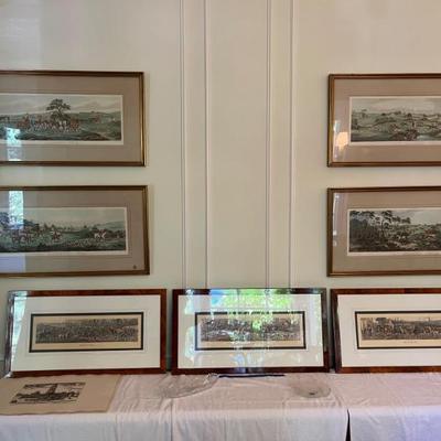 CLASSIC VINTAGE ENGRAVINGS "THE HUNT"