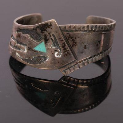 Native American sterling silver cuff
