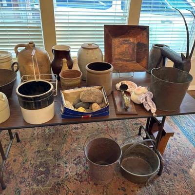 Crockery and metal ware
