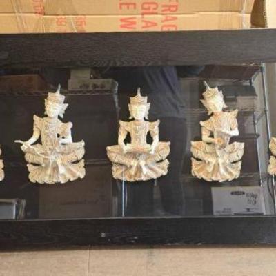 #4006 • Framed 3D Chinese Wall Art
