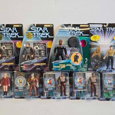#8506 • 9 Playmates Star Trek Figurines
