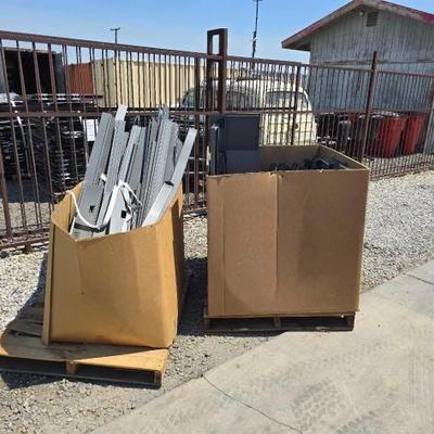 #80622 • Metal Shelving Racks

