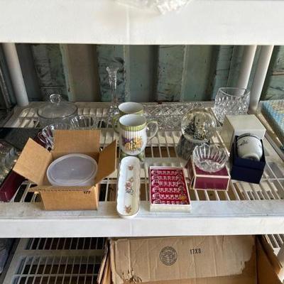 #3910 • Glassware, China and more
