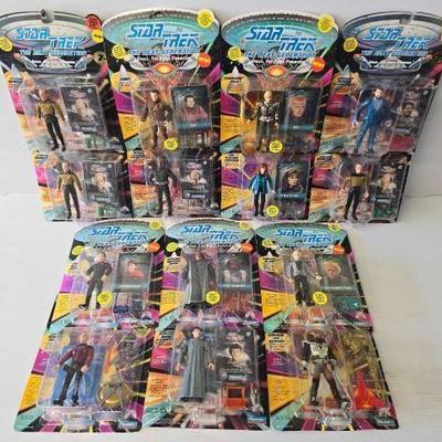 #8144 • (14) Playmates Star Trek The Next Generation Action Figures
