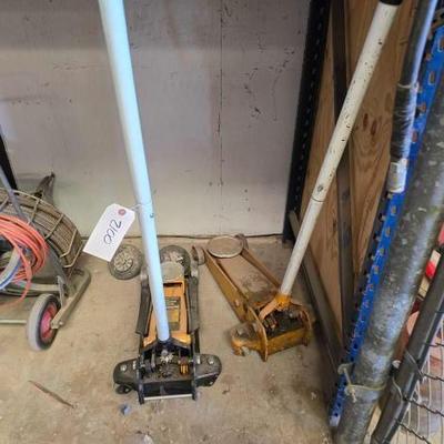 #80306 • (2) 3Ton Floor Jacks
