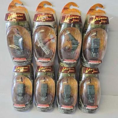 #8194 • (8) Micro Machines Indiana Jones Titanium Series Die-Cast Action Figures
