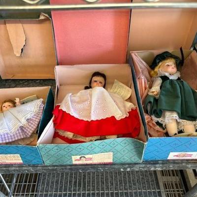 #3902 • (3) Madam Alexander Dolls
