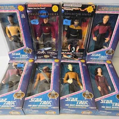 #8208 • (8) Star Trek Action Figures
