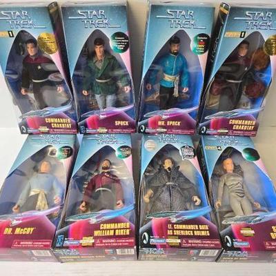 #8232 • (8) Playmates Star Trek Action Figures
